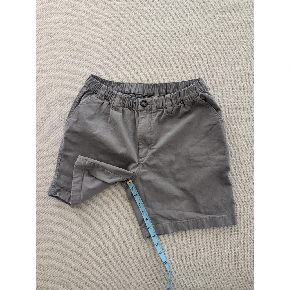 Chubbies Originals Gray Elastic Waist Stretch Cotton Shorts Womens Medium - Picture 9 of 10